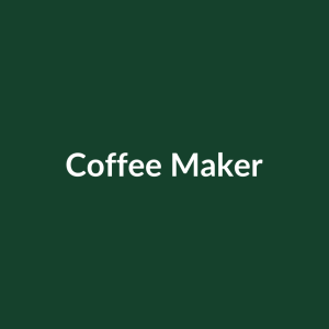 Refurbished Coffee Maker (Example)