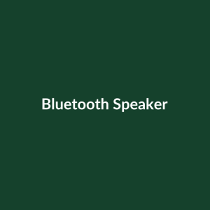 Bluetooth Speaker (Example)